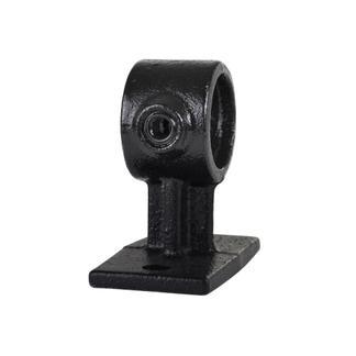 Buiskoppeling Leuningdrager - zwart-C / 33,7 mm